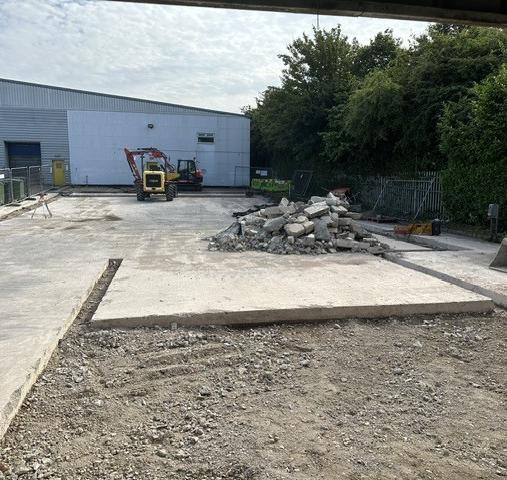 Hull manufacturing facility: Ground preparation and drainage works